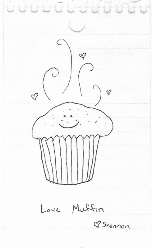 [picture of a smiling, anthropomorphic muffin with hearts] 
