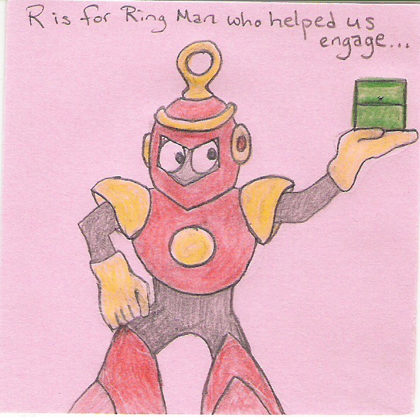 R is for Ring Man who helped us engage...