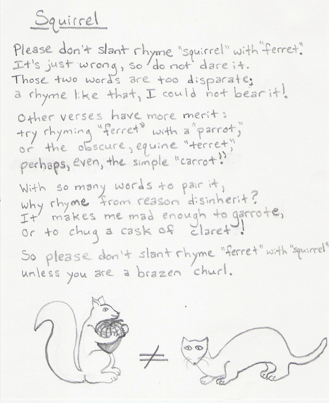 Epic squirrel poem