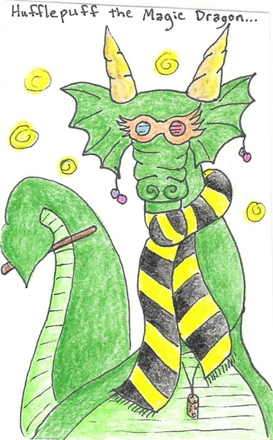 Hufflepuff the magic dragon
