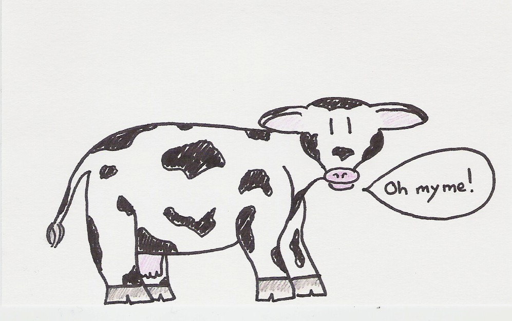 [picture of a cow saying 