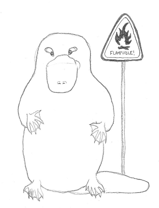 Flammable platypus